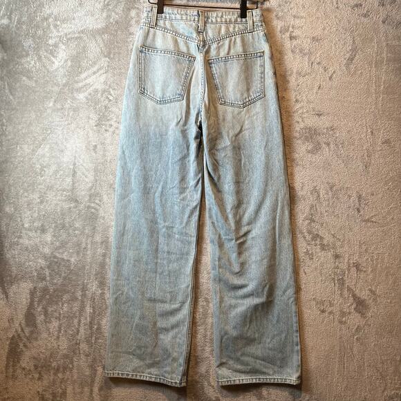 SABLYN Relaxed Straight Leg Jeans Light Wash Size 25 X 32” - Picture 4 of 9